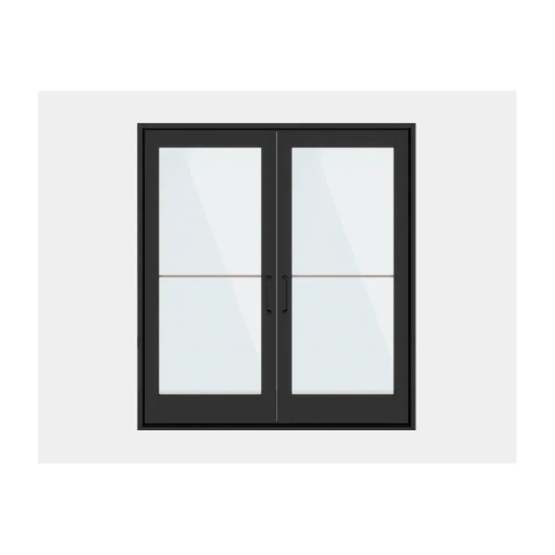 Commercial Swing Door, thermally broken aluminum frame